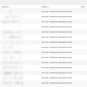 Screenshot of the Subscribers for WordPress® plugin